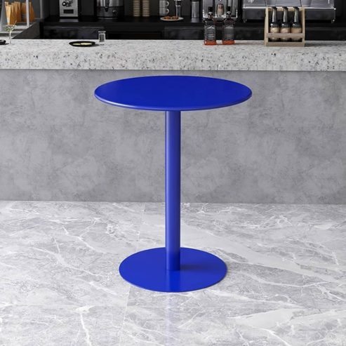 Table d’appoint de canapé de style crème – table ronde chic pour salon, chambre ou coin thé, design simple et luxe discret