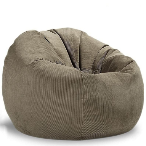 OTAUTAU – Pouf en velours côtelé pour enfant et adulte, sans remplissage, siège d’angle confortable pour salon, jeu ou film, modèle DD005