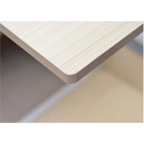 Table d'appoint réglable pour ordinateur portable avec roulettes, lot de 2, table basse multifonction pour canapé, salon ou bureau – design recyclable