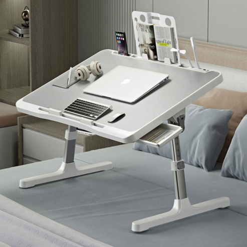 Support pliable pour ordinateur portable, table mobile pour lit, baie vitrée ou bureau d’étude – idéale pour enfants et adultes