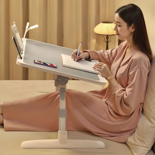 Support pliable pour ordinateur portable, table mobile pour lit, baie vitrée ou bureau d’étude – idéale pour enfants et adultes