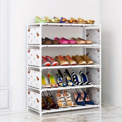 Étagère à chaussures simple pour usage domestique, armoire de rangement multi-étages pour entrée, dortoir ou petite location – gain de place intelligent