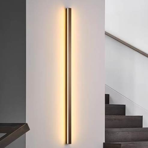 Applique murale LED extra-longue minimaliste, 110V–220V, 60 à 200 cm, éclairage décoratif pour TV, couloir, salon ou villa