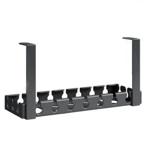 Plateau de gestion des câbles sous le bureau – support extensible en acier robuste pour cordons, multiprises et câbles divers