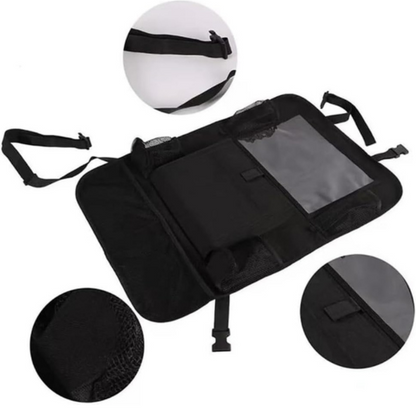 Support de tablette pour siège arrière de voiture avec écran tactile – organiseur de rangement et housse de protection pour accessoires auto