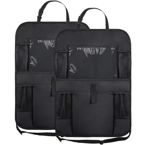 Support de tablette pour siège arrière de voiture avec écran tactile – organiseur de rangement et housse de protection pour accessoires auto