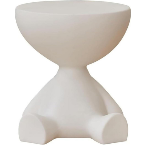 Table de bord de canapé légère et luxueuse – petite table basse créative à tête plate, en plastique, pour salon ou meuble d’appoint